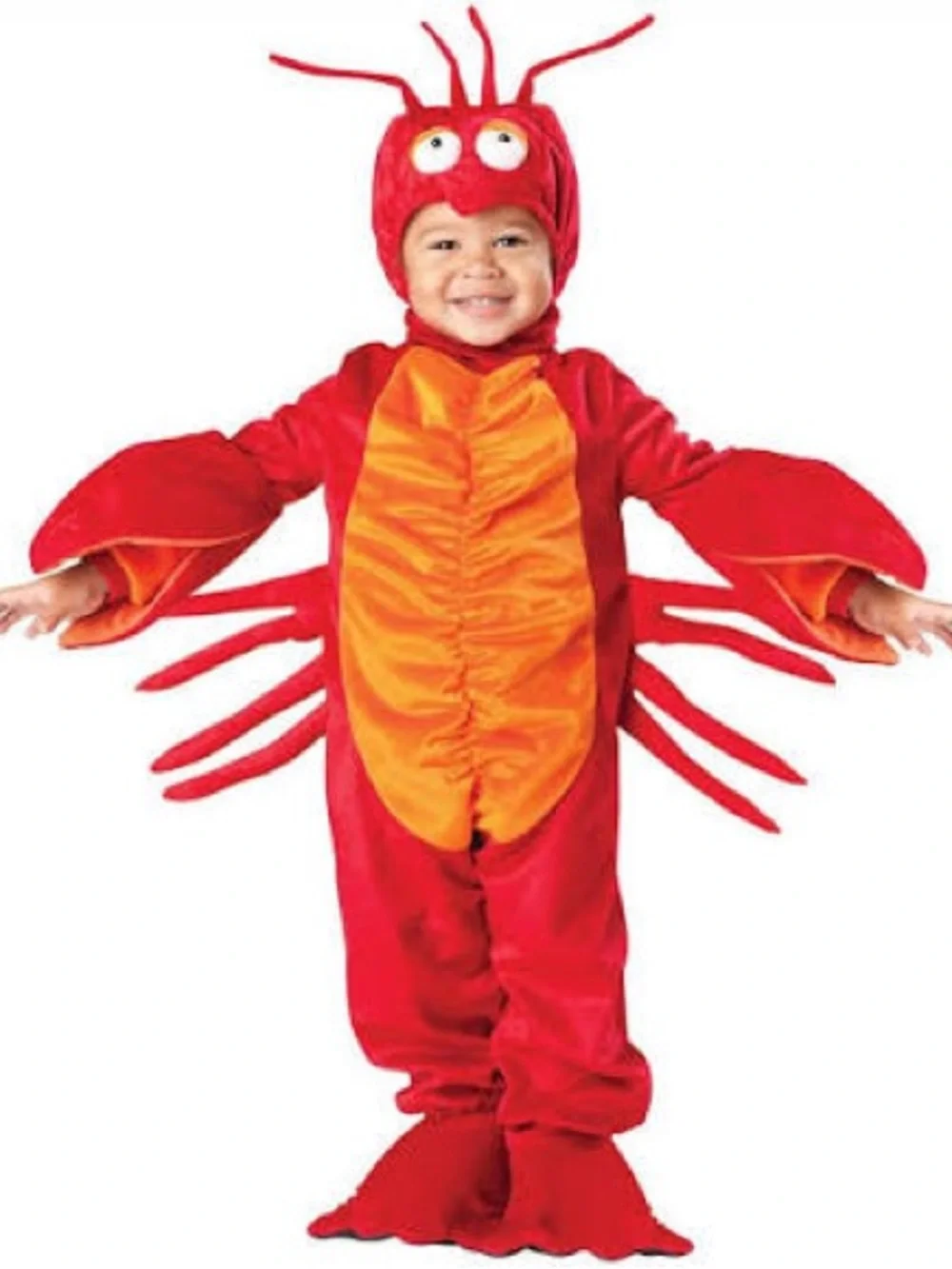 🦞 Adorable Toddler Lobster Halloween Costume – Estimated Size 3T 🦞